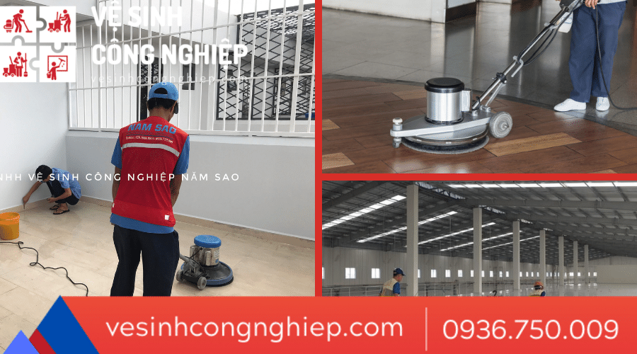 Dịch vụ chà sàn, đánh bóng sàn chuyên nghiệp tại thành phố Hồ Chí Minh