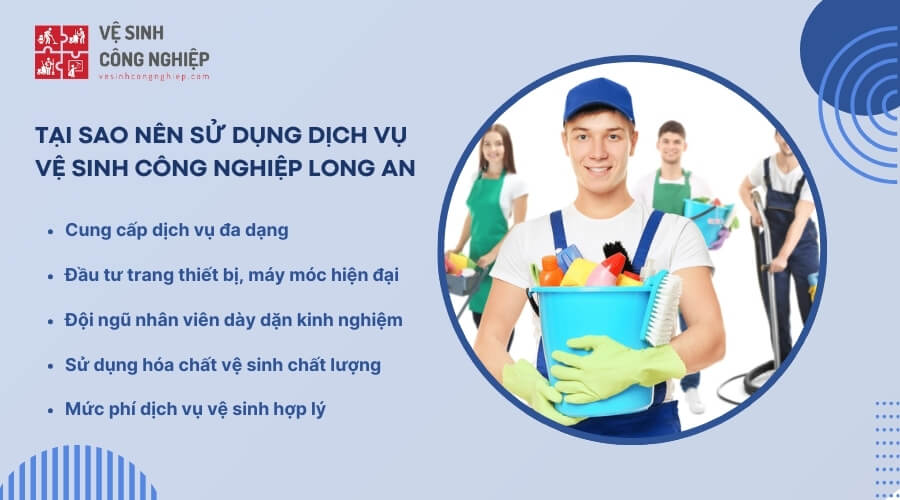 Công ty vệ sinh công nghiệp chất lượng, uy tín tại Long An