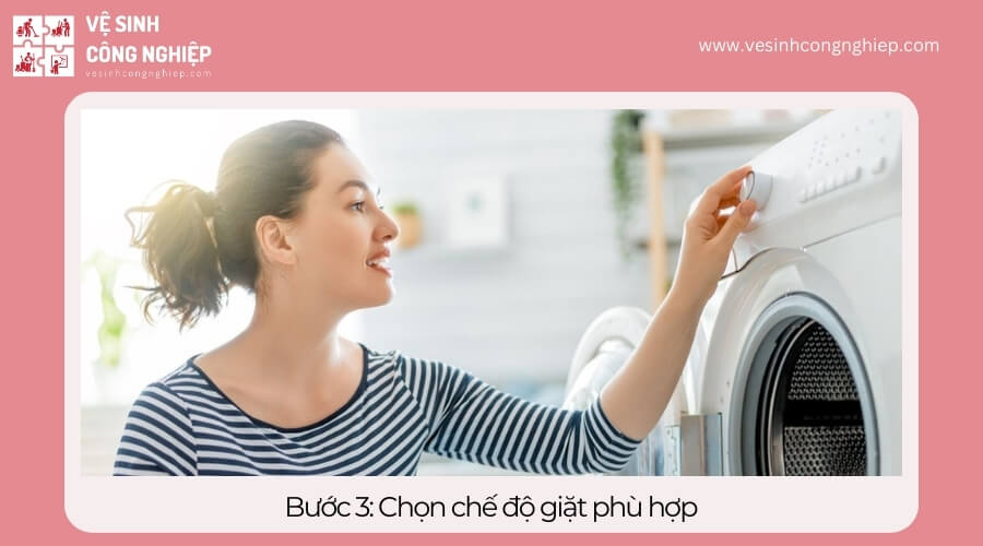 Cách giặt rèm cửa bằng máy giặt bước 3