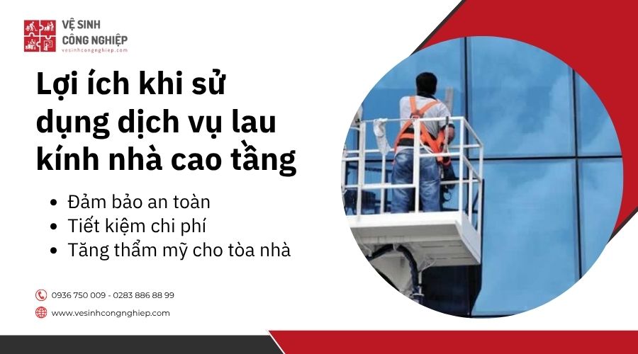 vệ sinh kính tòa nhà ở bình dương