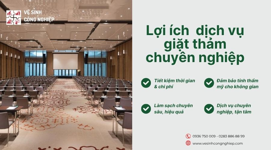 lợi ích khi sử dụng dịch vụ giặt thảm nhà hàng tiệc cưới