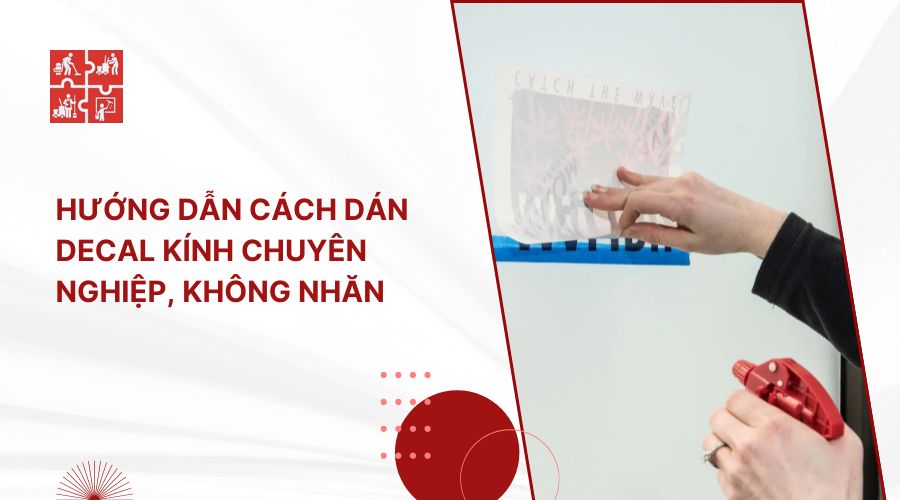 decal dán kính mờ