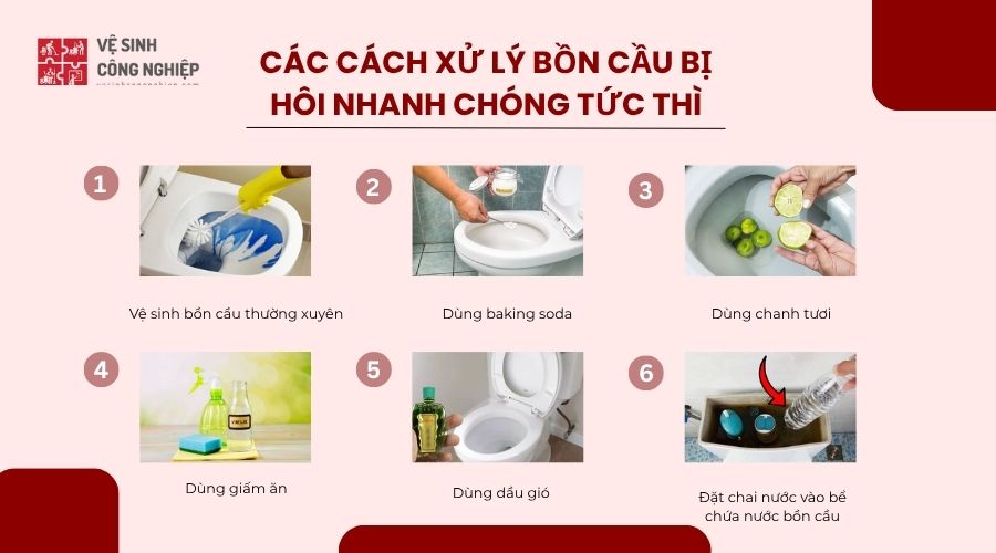 cách xử lý mùi hôi bồn cầu​