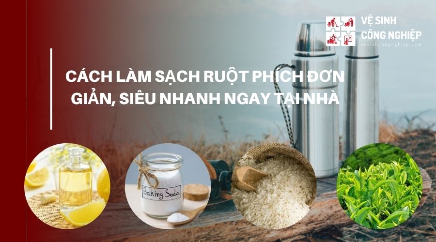 cách làm sạch ruột phích nước
