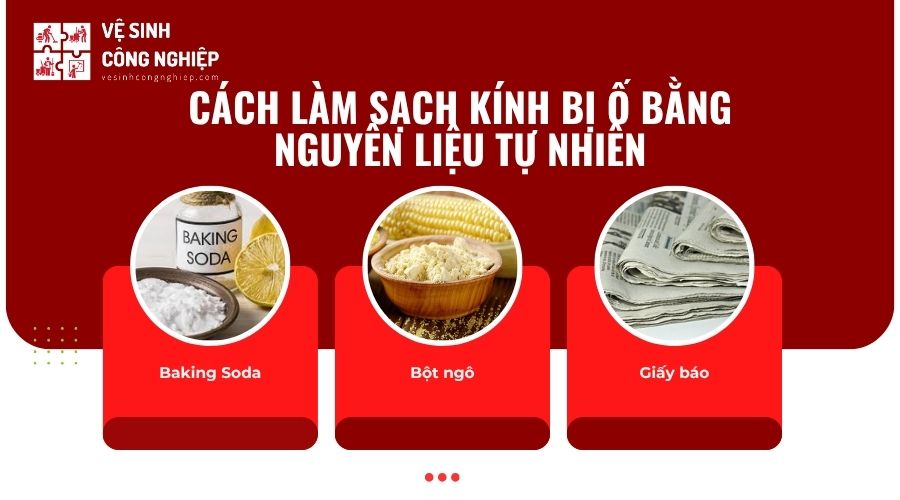 cách tẩy vết ố trên mặt kính 