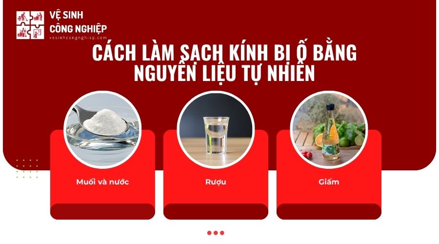 cách lau kính bị ố