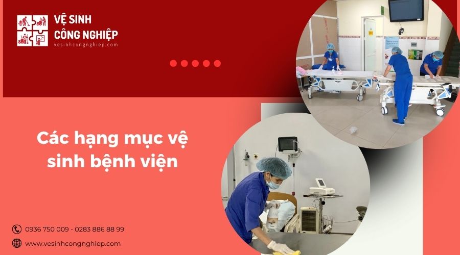 các hạng mục dọn dẹp vệ sinh bệnh viện
