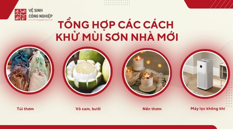 cách khử mùi sơn nhà mới 