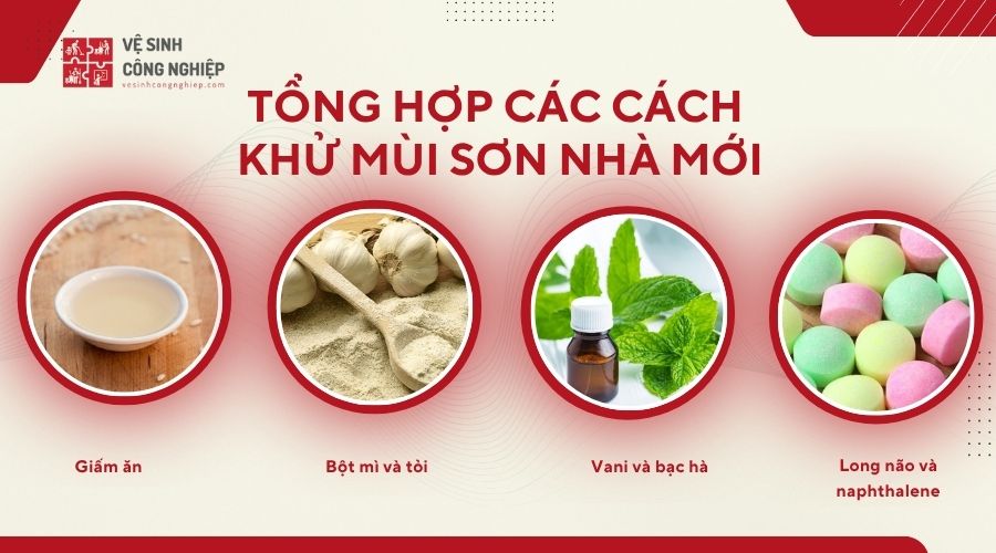 cách khử mùi sơn nhà mới xây 