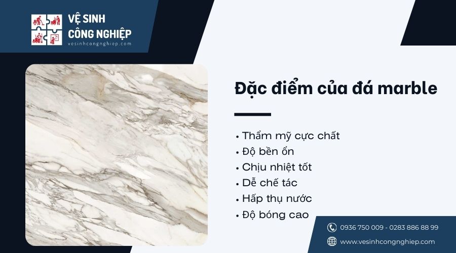 đặc điểm của đá marble 
