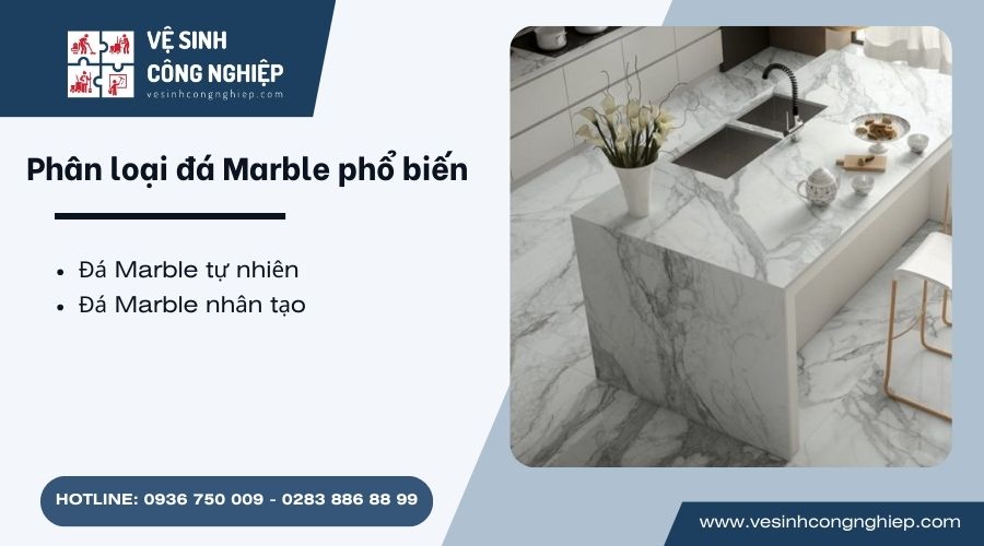 phân loại đá marble 
