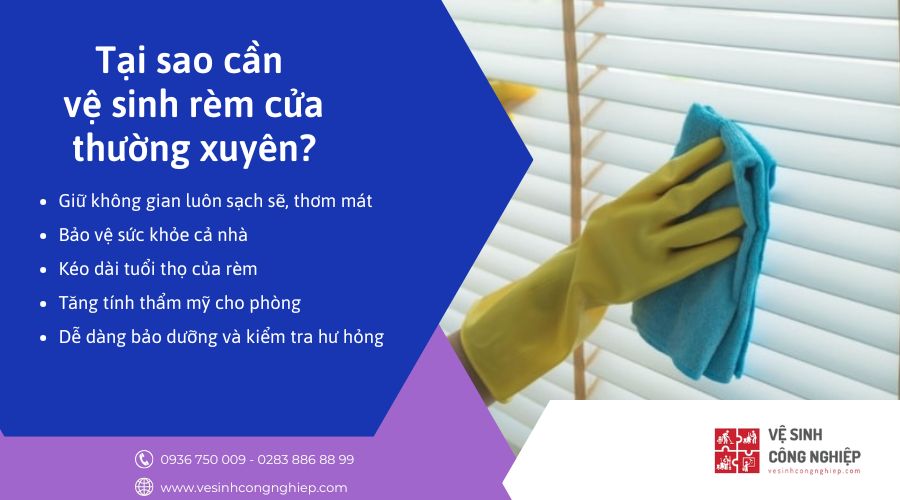 tại sao cần vệ sinh rèm cửa thường xuyên 