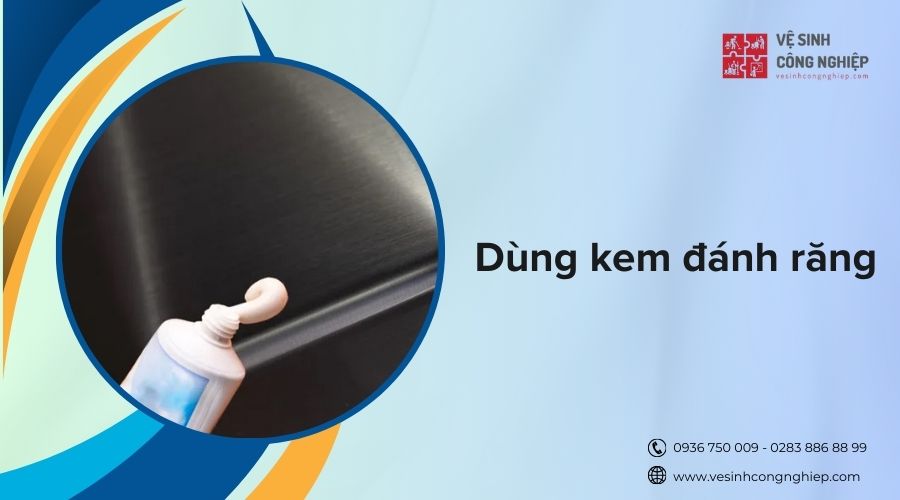 mẹo làm sáng đồ inox bằng kem đánh răng 