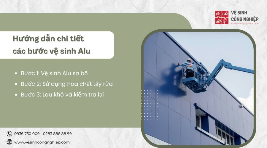 các bước vệ sinh alu