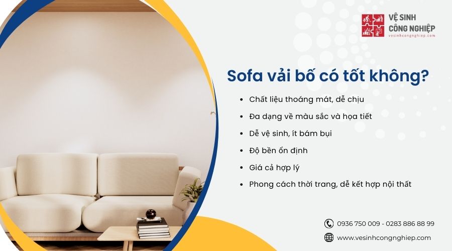 sofa vải bố có tốt không 