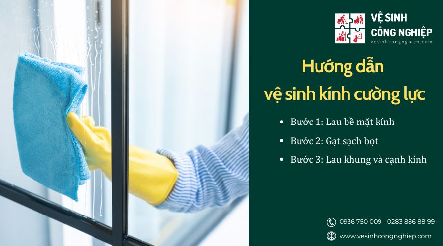 hướng dẫn vệ sinh kính cường lực