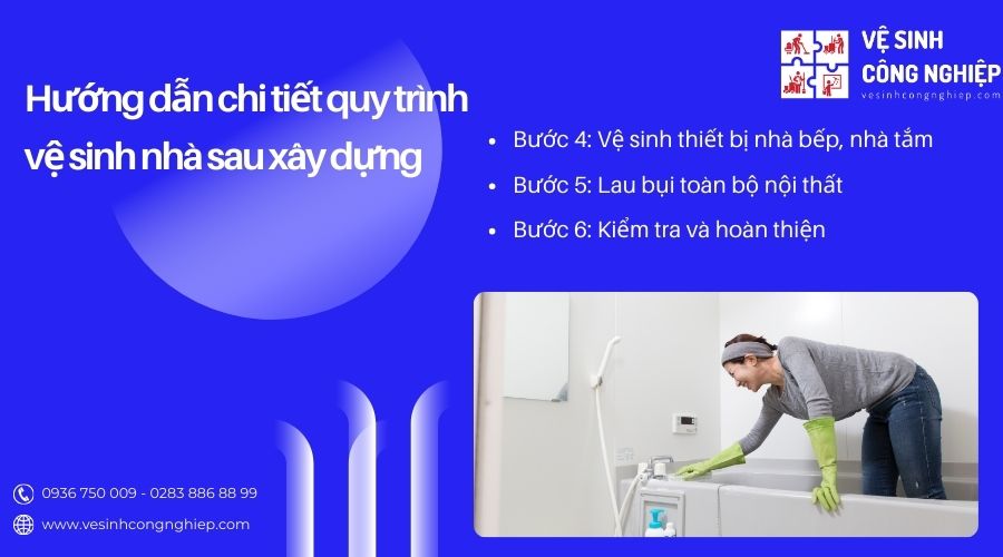 hướng dẫn vệ sinh nhà xau xây dựng 