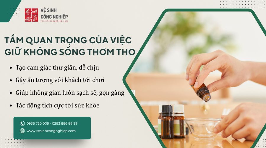 tầm quan trọng của việc giữ không gian sống thơm tho 