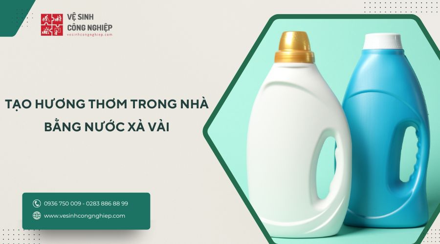 cách tạo hương thơm trong nhà bằng nước xả vải 