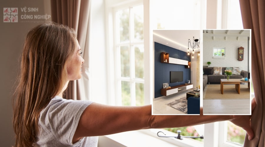 Mở cửa sổ là cách hữu hiệu để kiểm soát độ ẩm