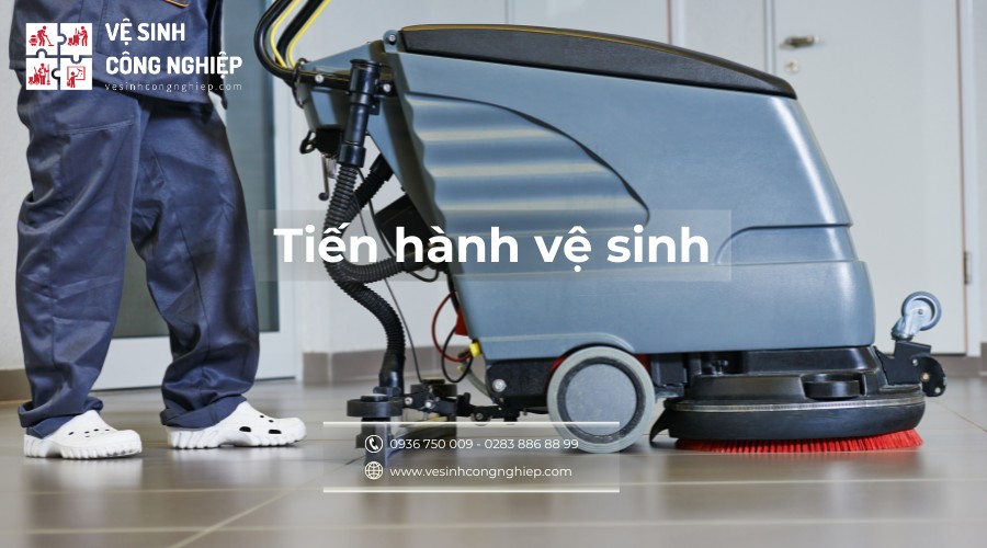 tiến hành vệ sinh nhà xưởng chuyên nghiệp