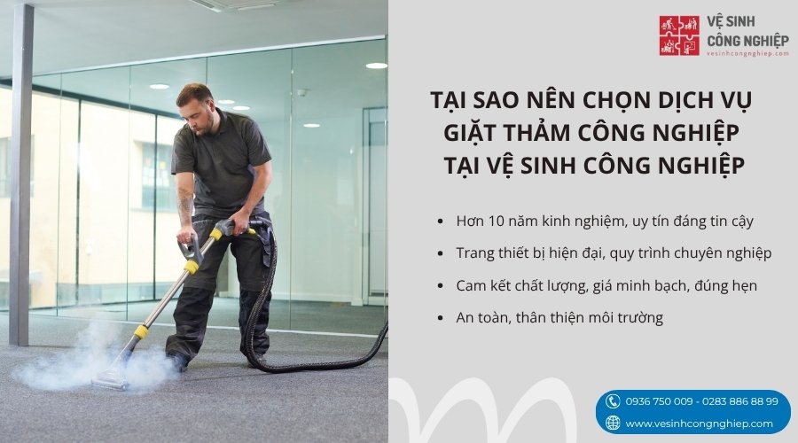 tại sao chọn dịch vụ giặt thảm công nghiệp 