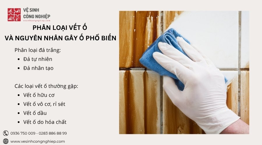 phân loại vết ố và nguyên nhân phổ biến 