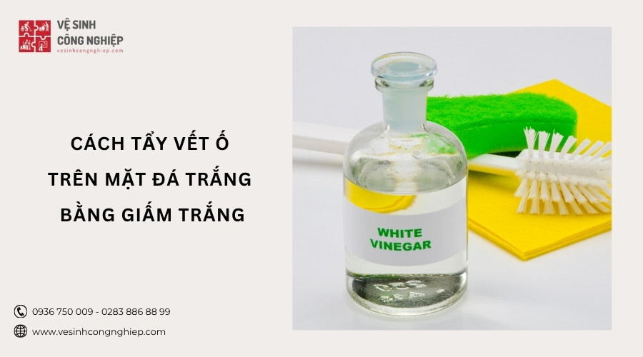 cách tẩy vết ố bằng giấm trắng