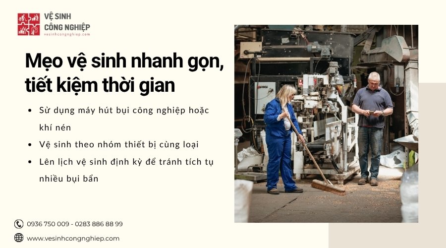 mẹo vệ sinh nhanh gọn, tiết kiệm thời gian 