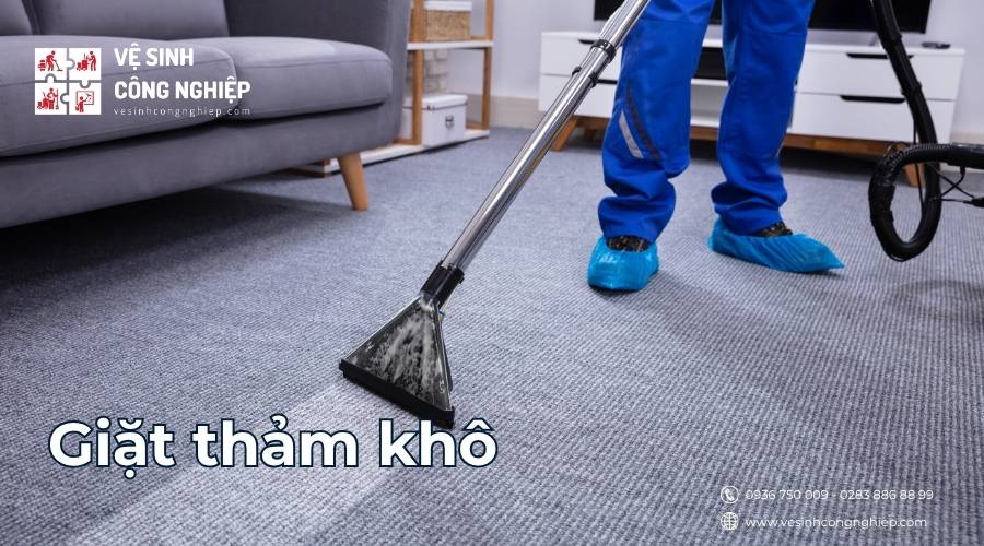 giặt thảm khô