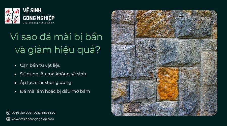 vì sao đá mài bị bẩn và giảm hiệu quả