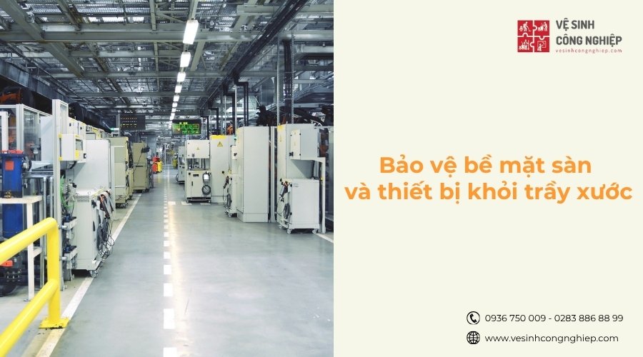 bảo vệ bề mặt sàn khỏi trầy xước