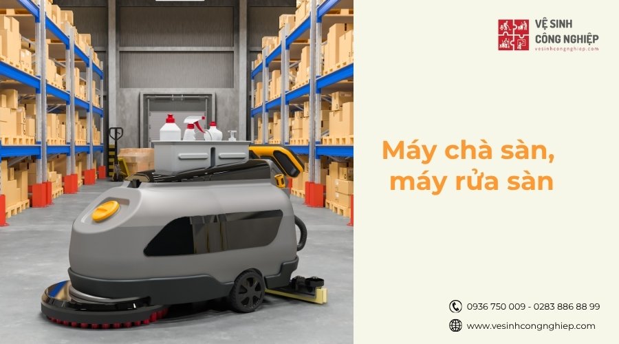 máy chà sàn, máy rửa sàn 