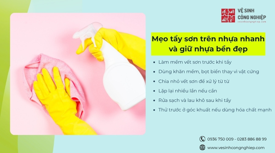 mẹo tẩy sơn trên nhựa nhanh 