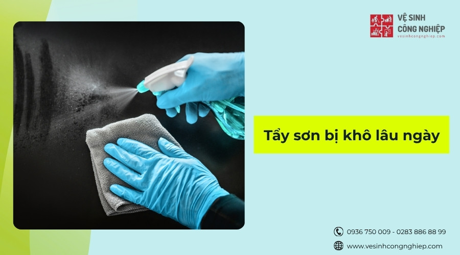 tẩy sơn bị khô lâu ngày 