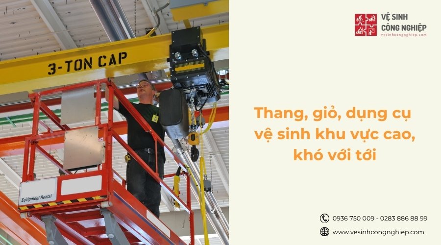 dụng cụ vệ sinh nhà xưởng 