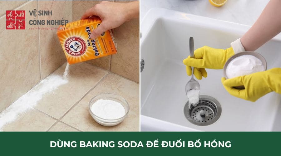 Dùng baking soda đuổi bồ hóng