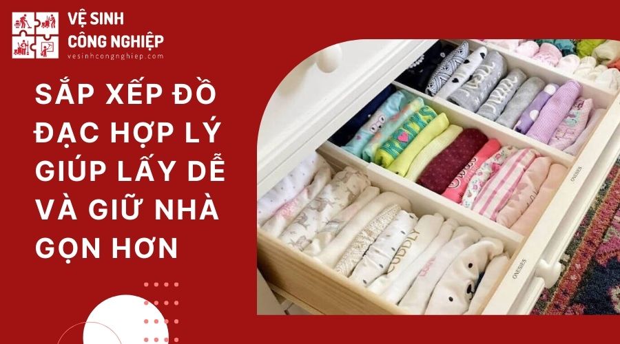 Sắp xếp đồ đạc hợp lý