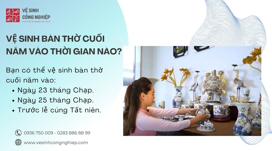 Nên lau dọn bàn thờ vào ngày nào?