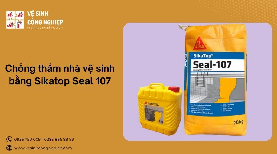 Chống thấm nhà vệ sinh bằng Sikatop Seal 107