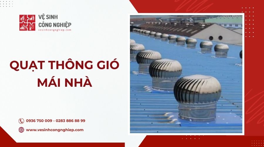 Quạt thông gió mái nhà xưởng