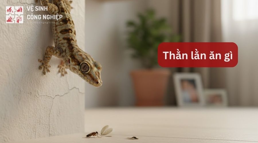 Loại bỏ thức ăn của thằn lằn