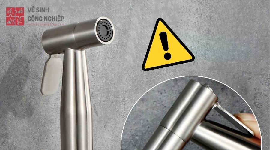Lưu ý khi sửa chữa vòi xịt bị rỉ nước