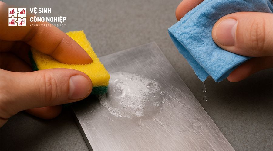 Cách tẩy keo 502 trên kim loại