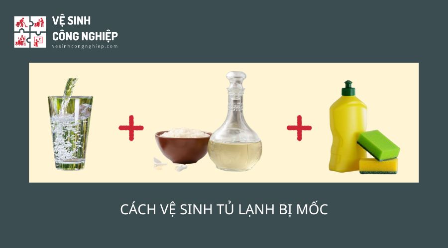Cách vệ sinh tủ lạnh bị mốc