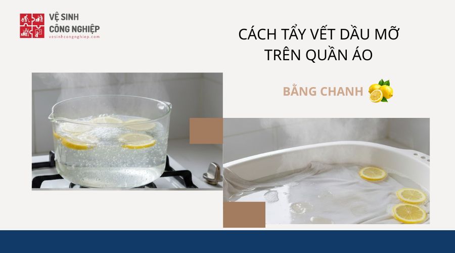 tẩy vết dầu mỡ trên quần áo