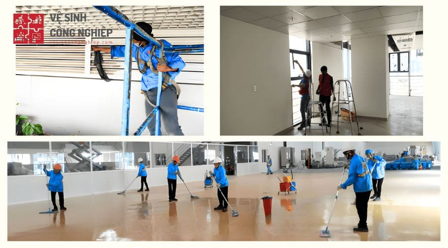 Vệ sinh Năm Sao cung cấp tạp vụ vệ sinh văn phòng