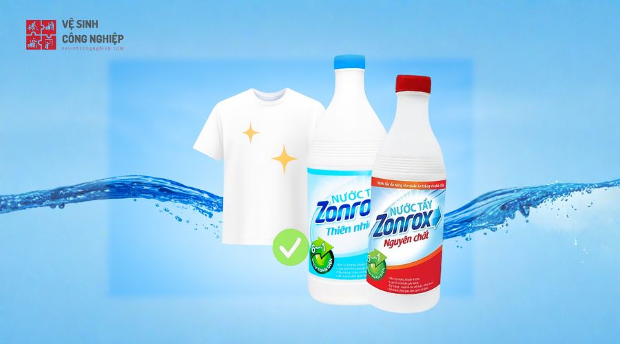 Nước tẩy quần áo trắng Zonrox