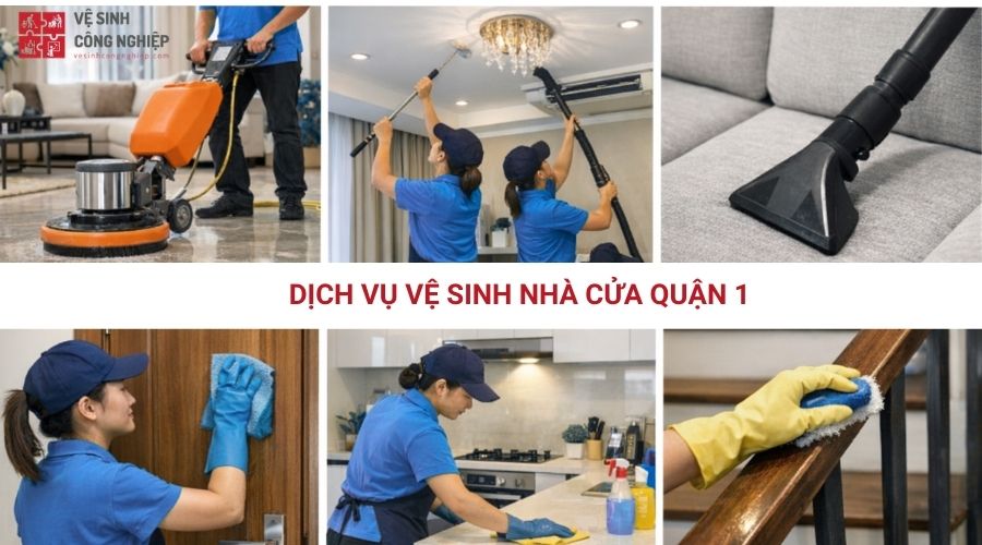 Đặc điểm khi vệ sinh nhà cửa quận 1