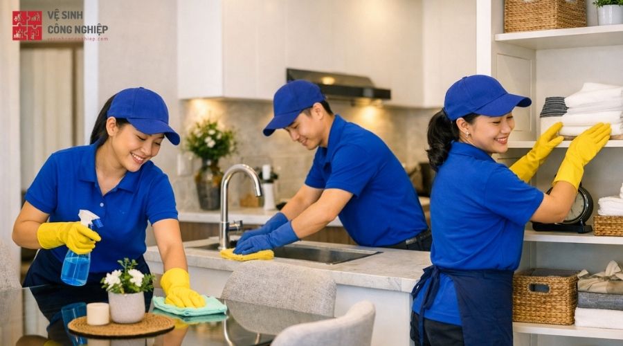 Dịch vụ vệ sinh nhà quận 2 trọn gói